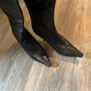 Jimmy Choo Black Heeled Boots